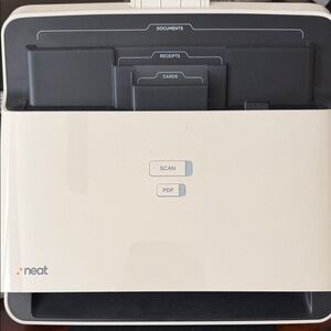 Neat Document Scanner in Cream and Black model ND-1000